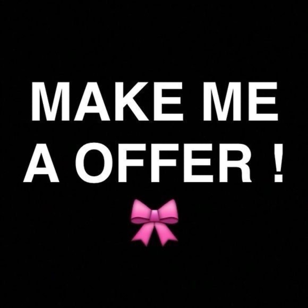 All reasonable offers are going to be accepted!💖💖💖💖💖💖☺️☺️